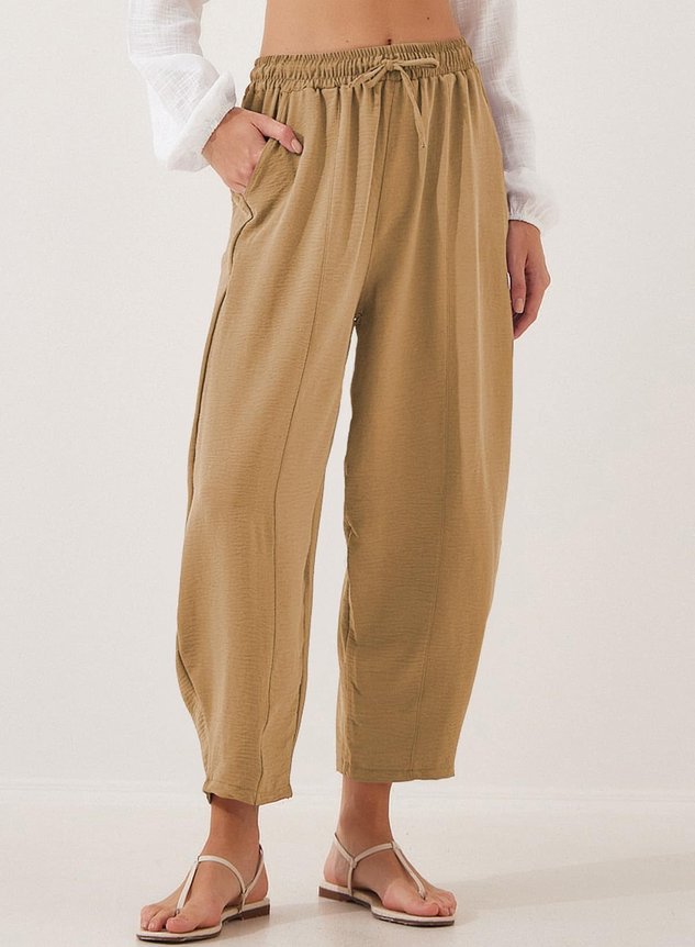 Plain Loose Simple Pants