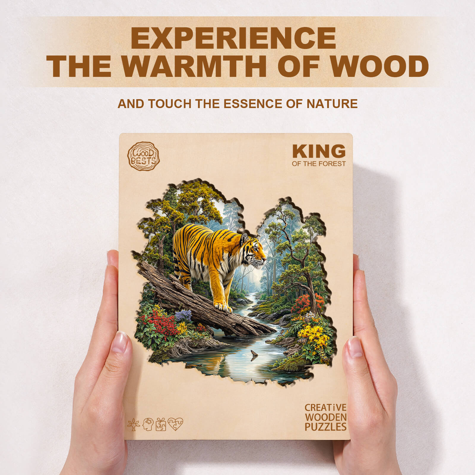 King of the Forest Wooden Jigsaw Puzzle