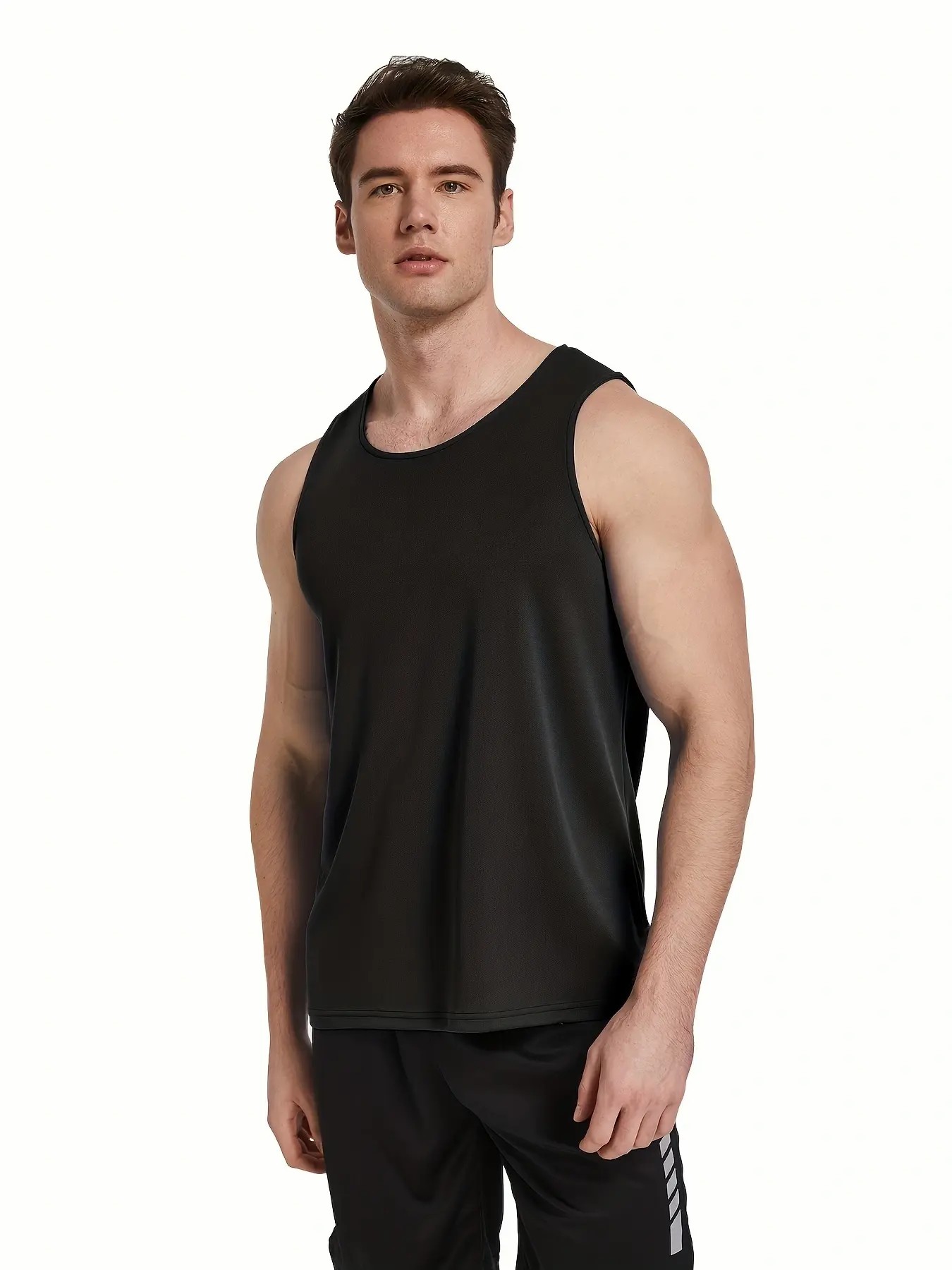 🔥Easter Sale!!Men's Quick Dry Workout Tank Tops Breathable Gym Sleeveless Muscle Shirts dealsforyoudays