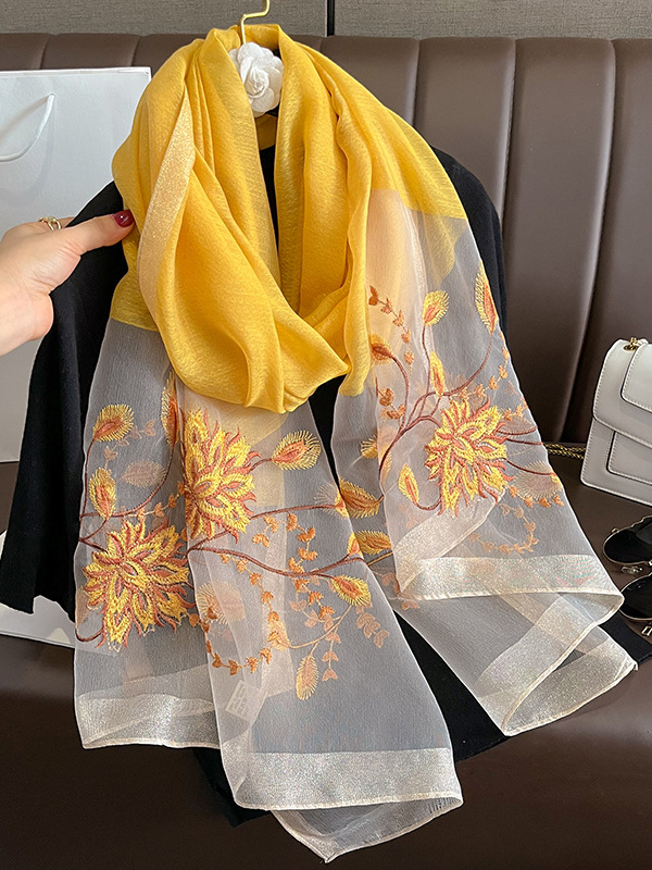 Embroidered Leisure Fashion Shawl&Scarf