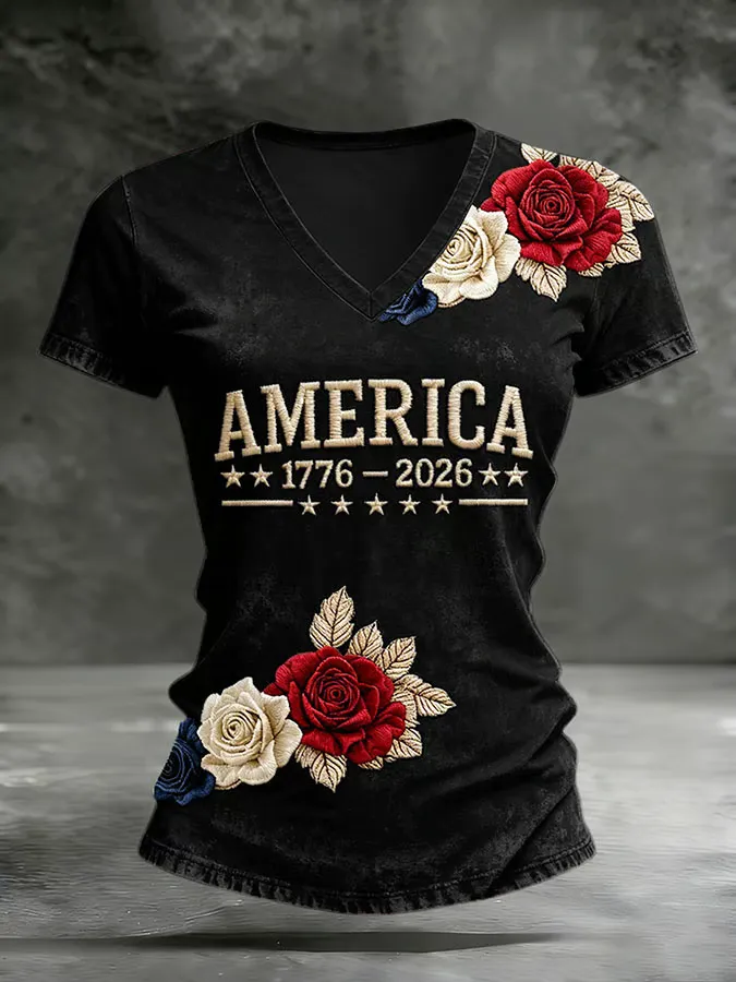 Women's America 250th Anniversary Print T-Shirt