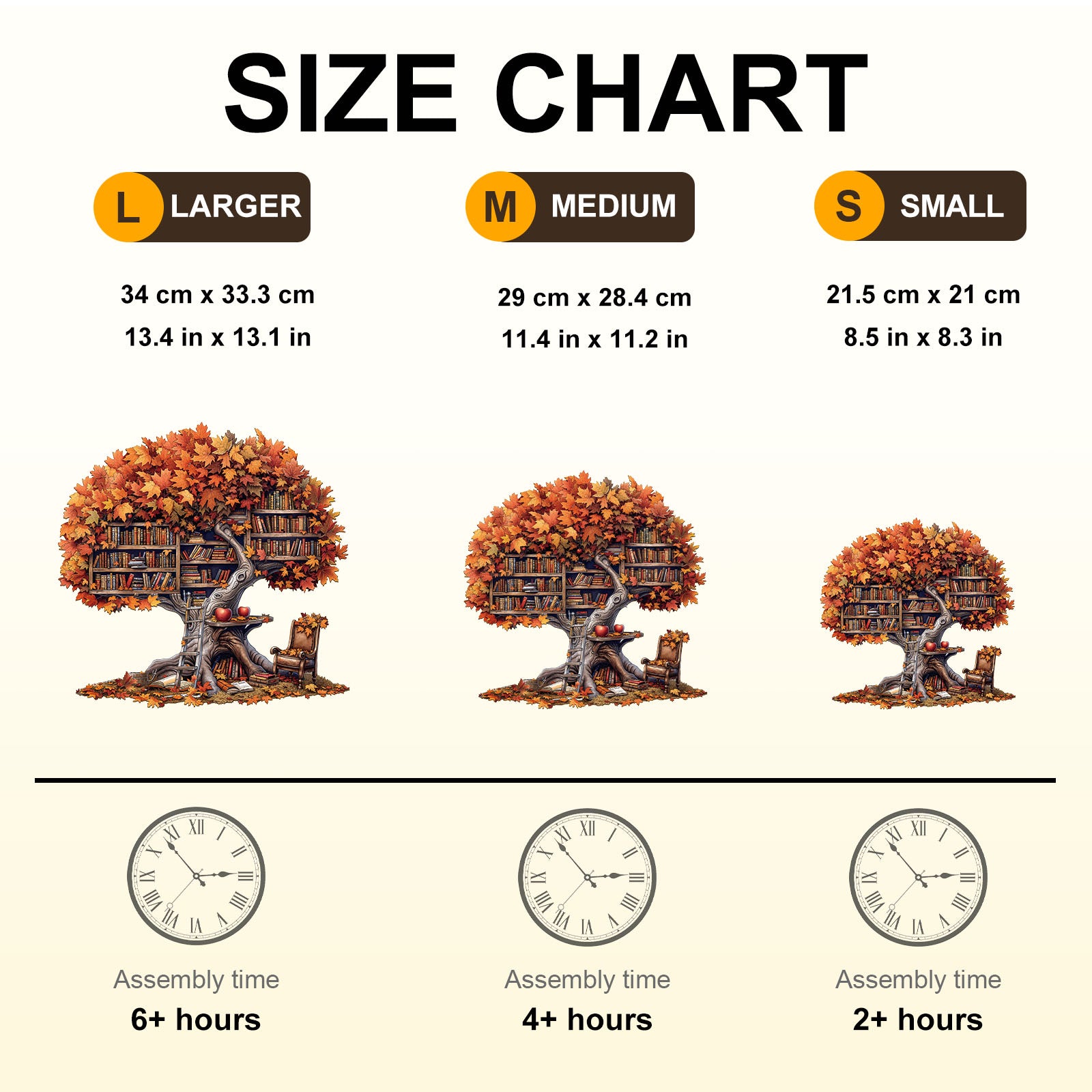 Tree Library  Wooden Jigsaw Puzzle