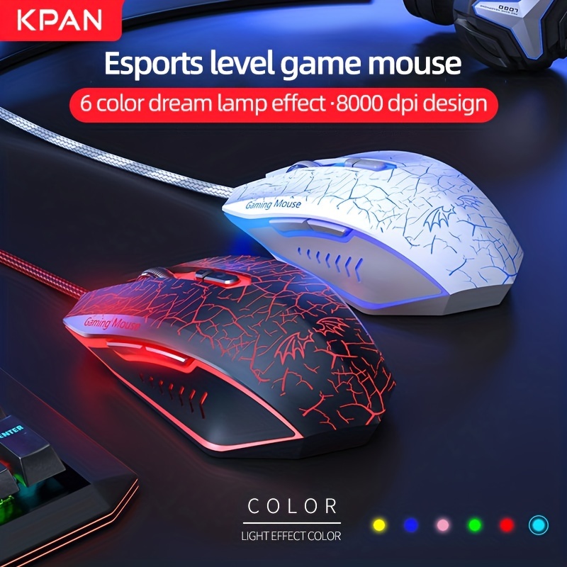8000DPI Ergonomic Wired Esport Mouse