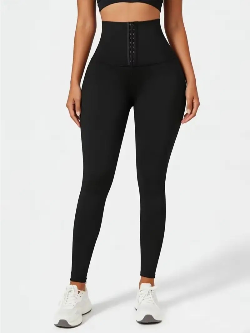 Women's Fitness Pants with Corset Design