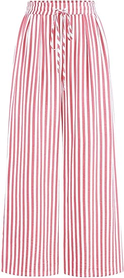 🔥Women’s Striped Palazzo Trousers