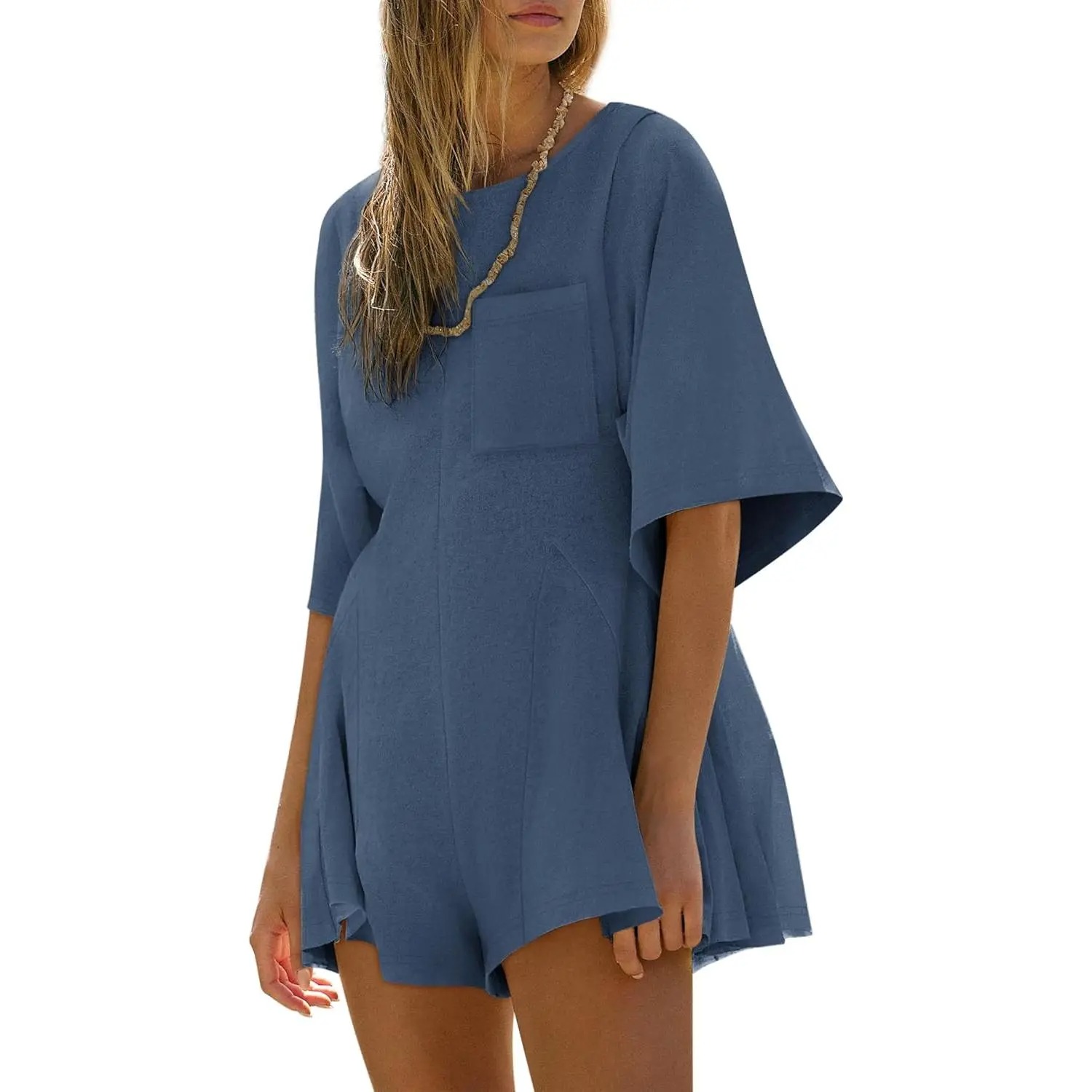 👖👖👖Women's Casual Short Sleeve Romper