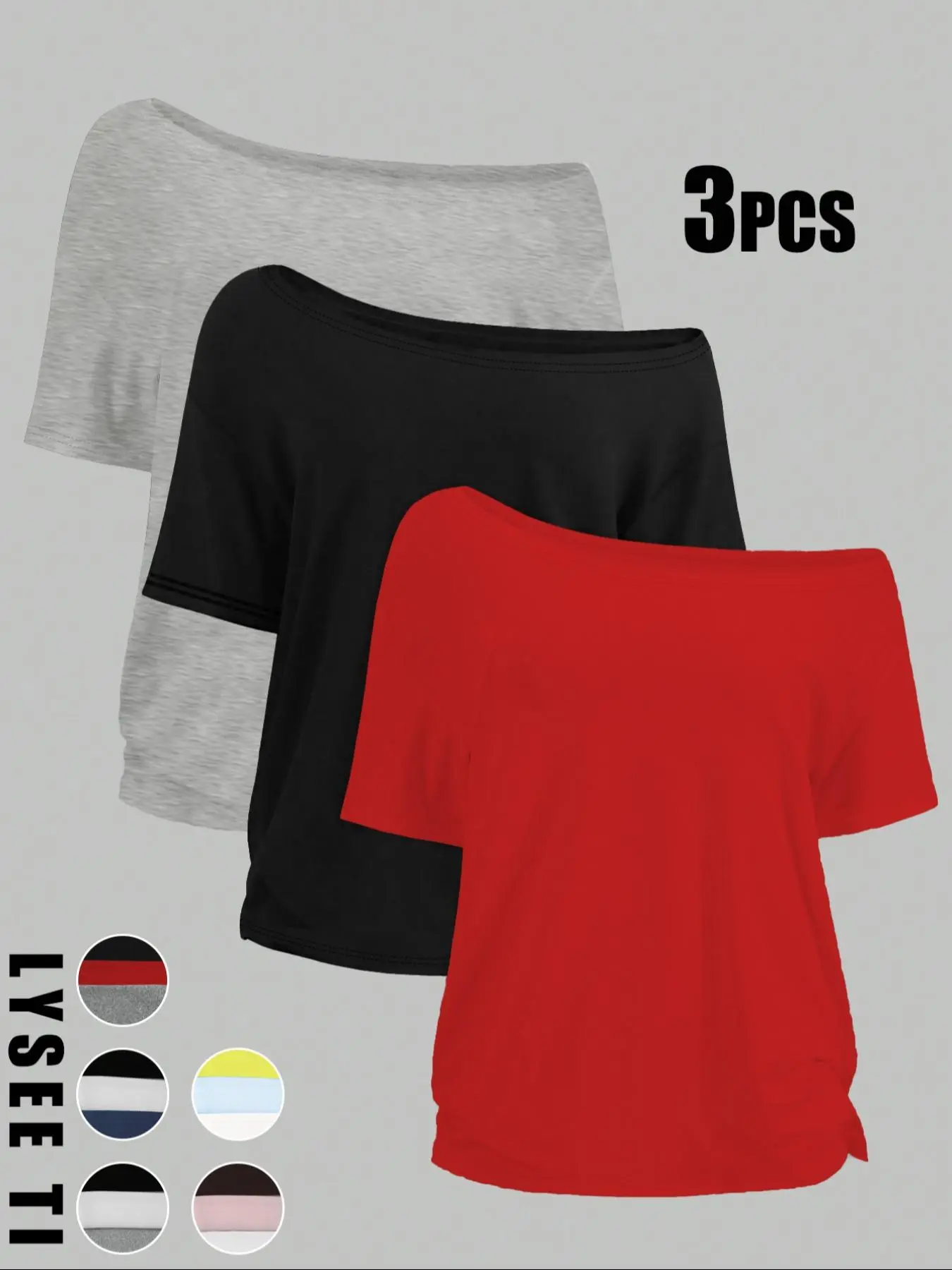 Women's Solid Color Tee, Casual Basic Short Sleeve T-shirt, Top for Daily Wear, Ladies Clothes for All Seasons, Womenswear