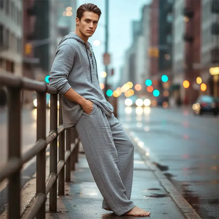 Men's Hoodie & Jogger Set Casual Loungewear 2-Piece Set