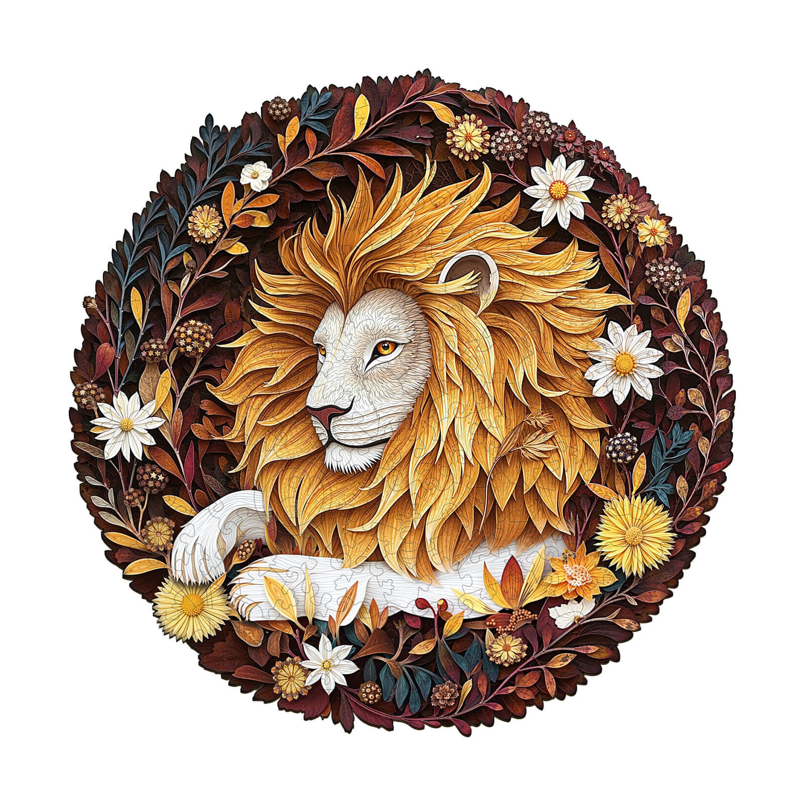 Forest Dreamers- Lion Wooden Jigsaw Puzzle