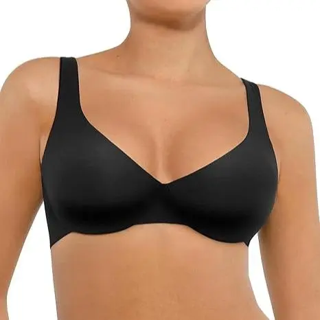 Underwire Adjustable Deep V-neck Bra