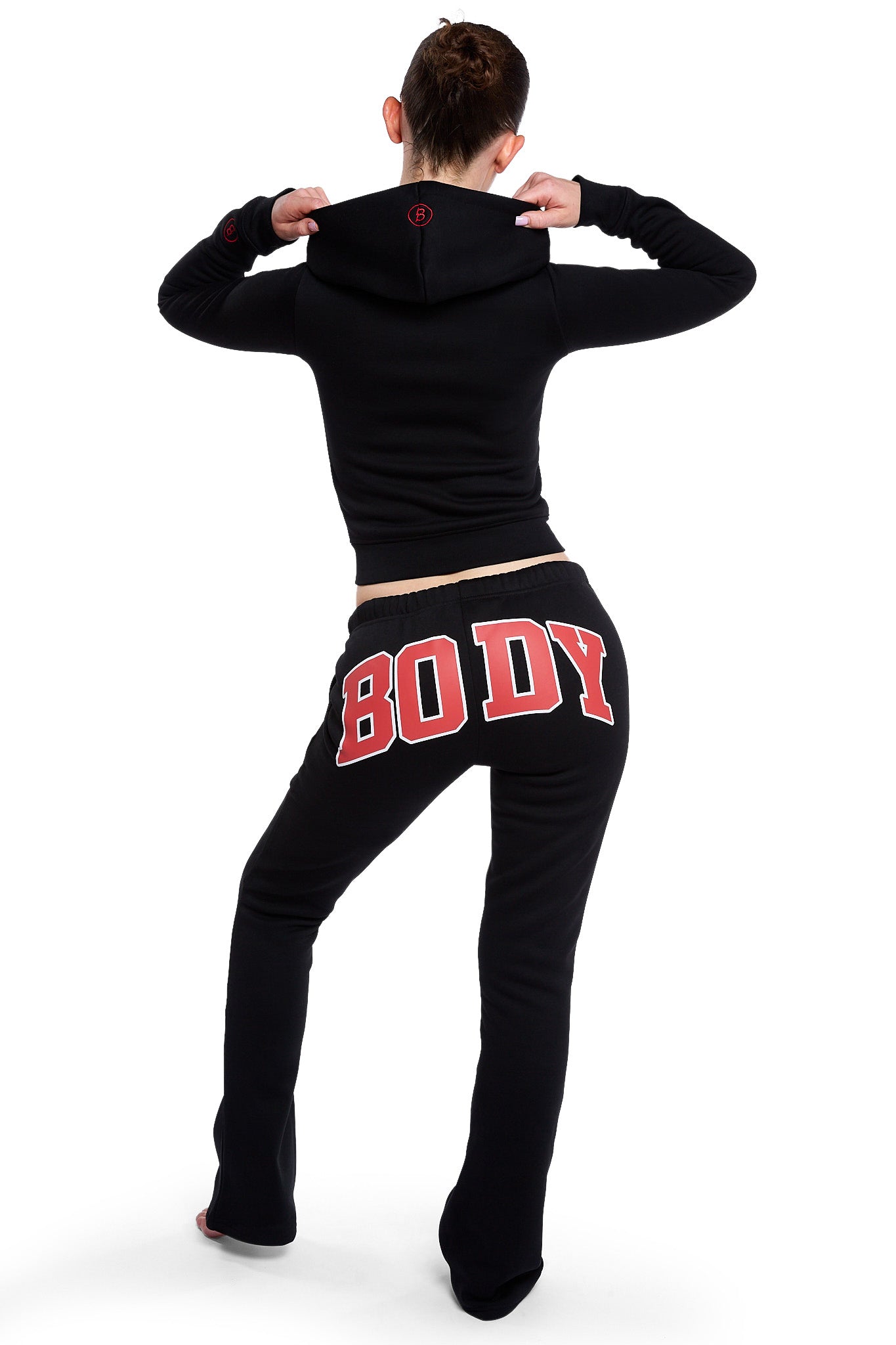 BACKSHOT HOODIE 2.0 (BLACK/RED)