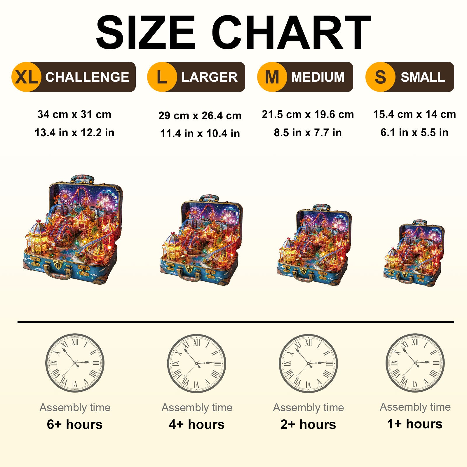 Neon Playground Wooden Jigsaw Puzzle