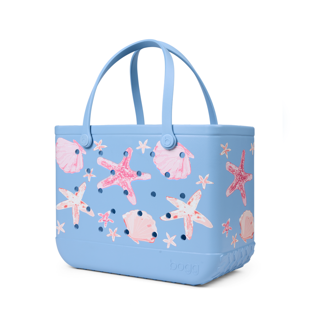 Original Bogg Bag - Carolina Blue Shells and Starfish