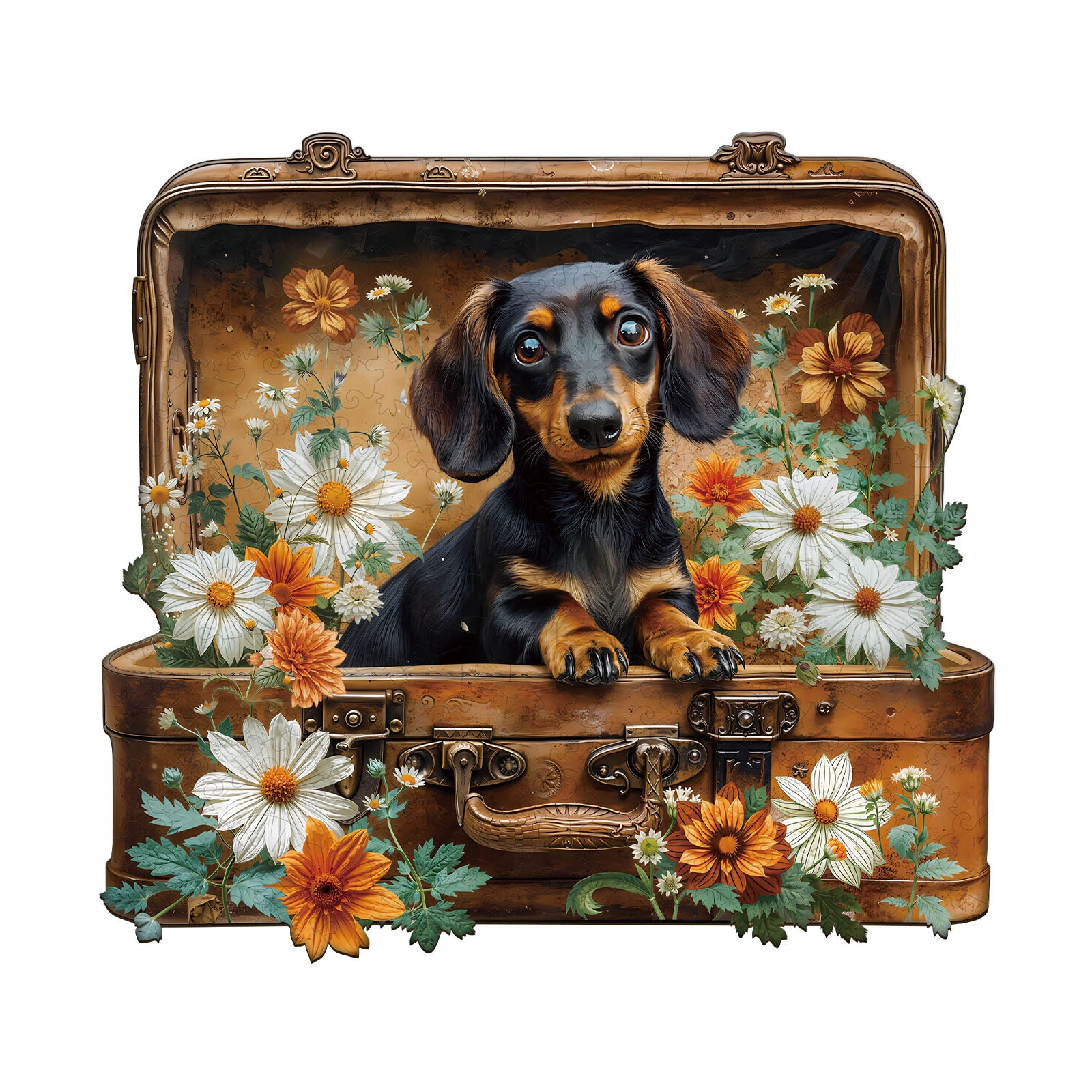 Puppy’s Adventure Wooden Jigsaw Puzzle