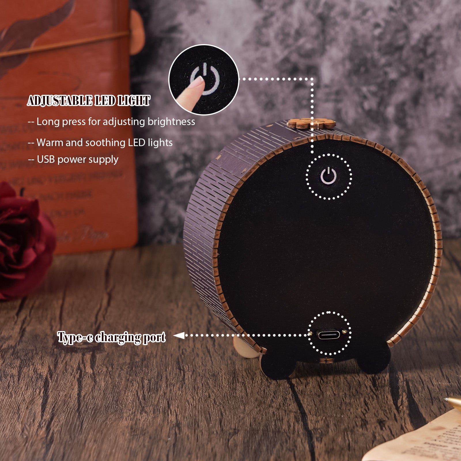 Owl Wizard Kit - 3D Wooden Puzzle Night Light