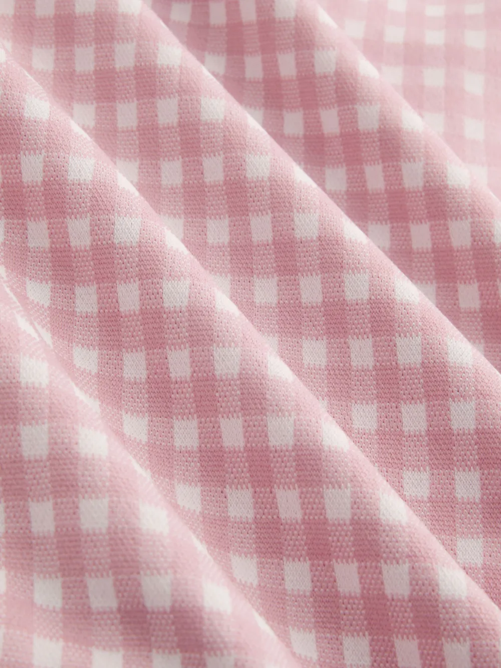 Boat Neck Gingham Bowknot Ruched Long Sleeve Top