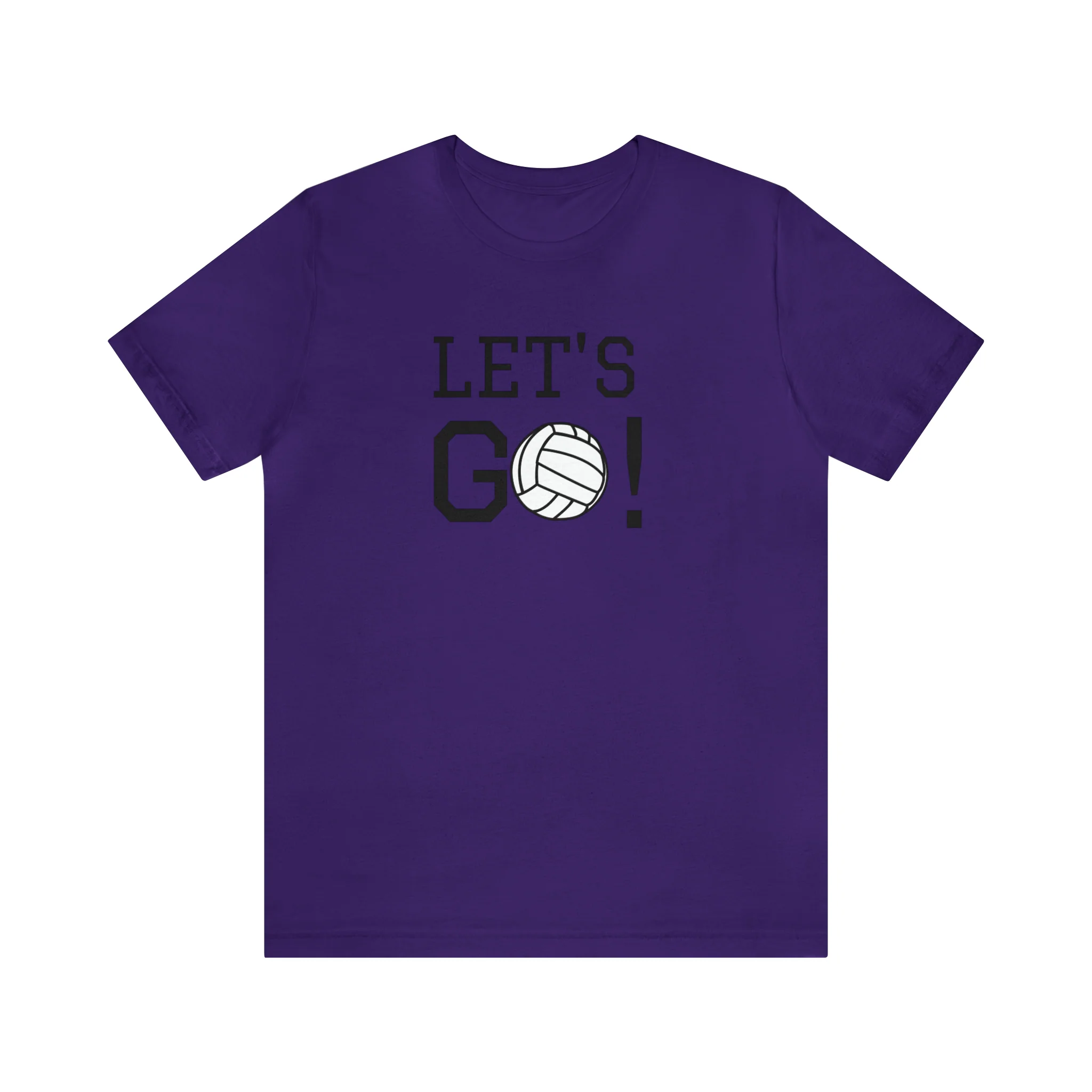 Let's Go! Volleyball Unisex Jersey Short Sleeve Tee