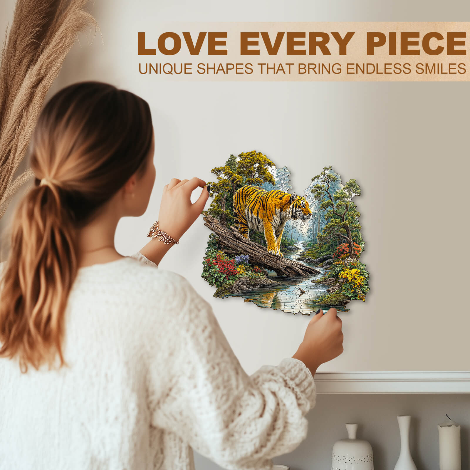 King of the Forest Wooden Jigsaw Puzzle