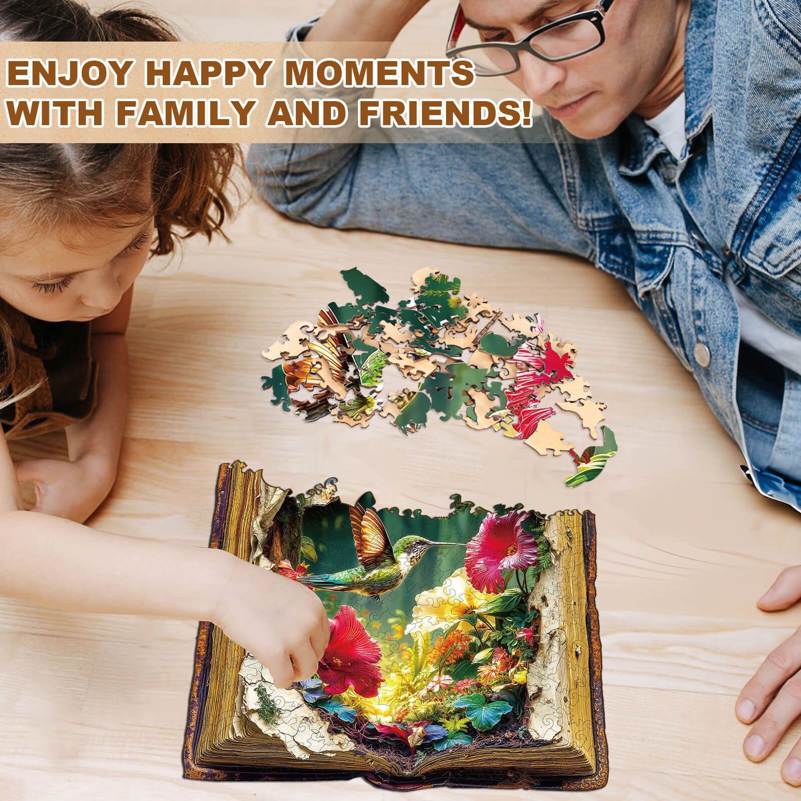 Whispering Wings Wooden Jigsaw Puzzle