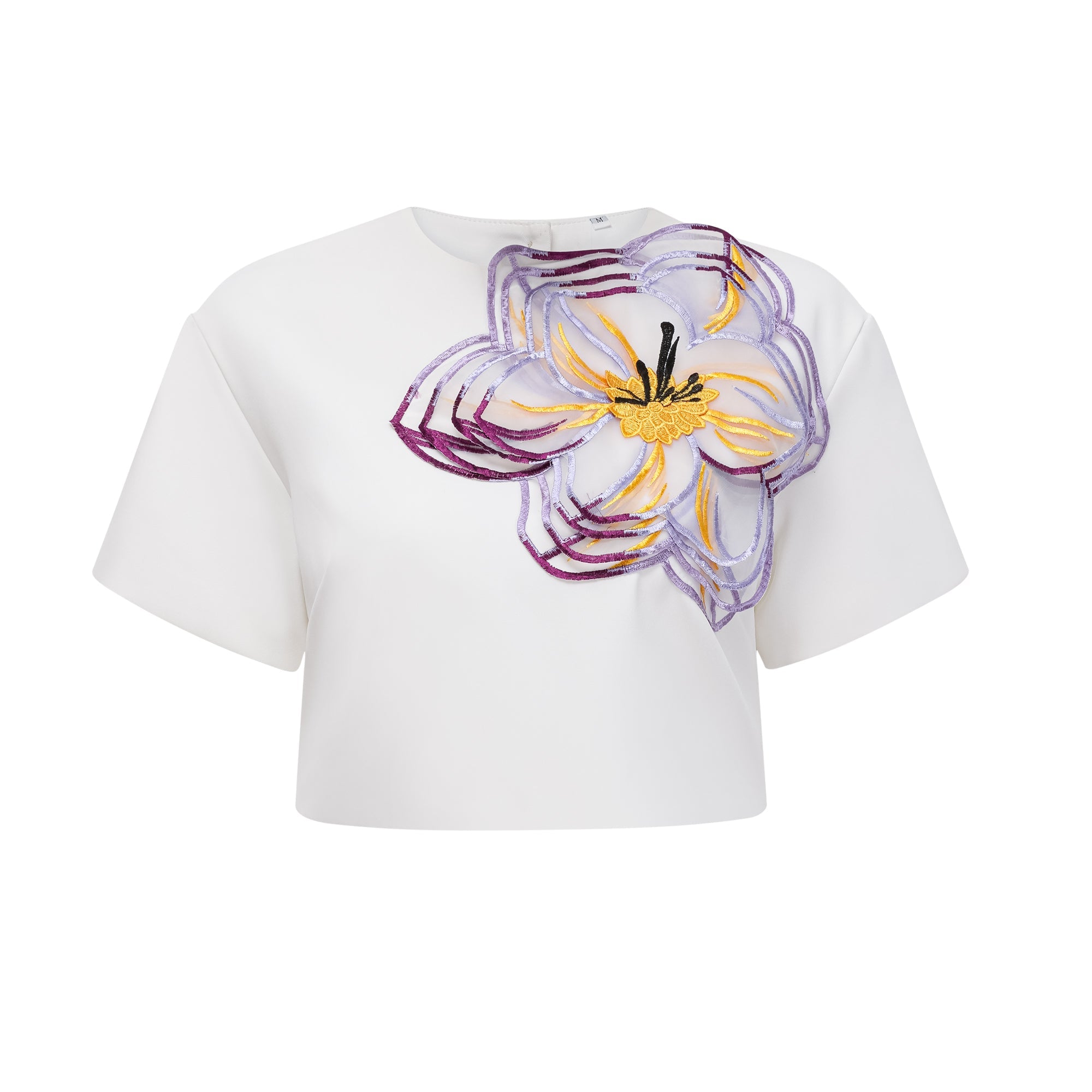 Flower Print set in white