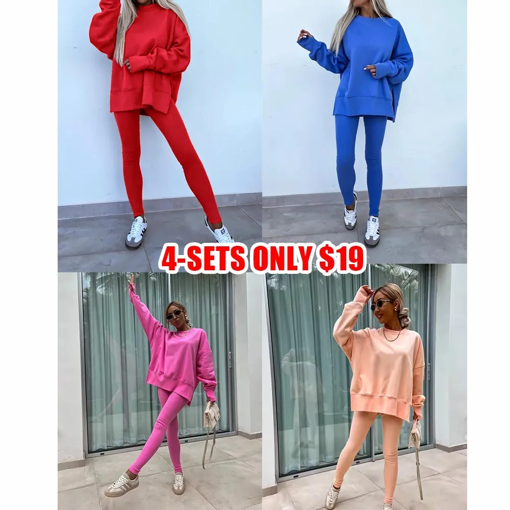 Cozy Women's Sweatshirt & Pants Set