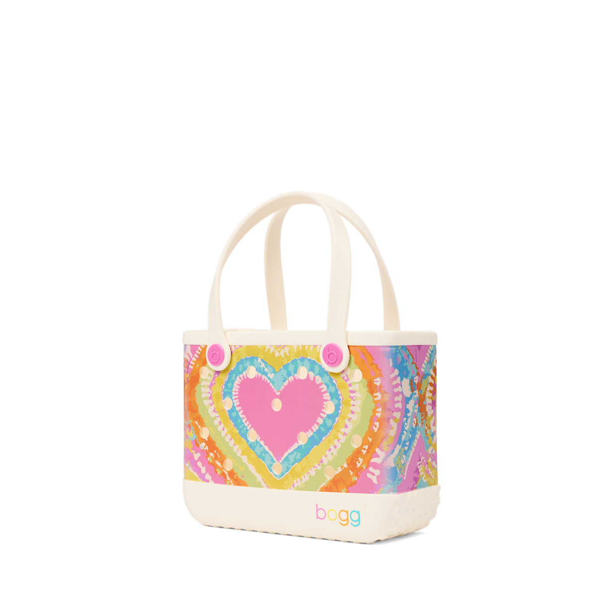 Bitty Bogg Bag - Dye-licious Heart Pink Taffy
