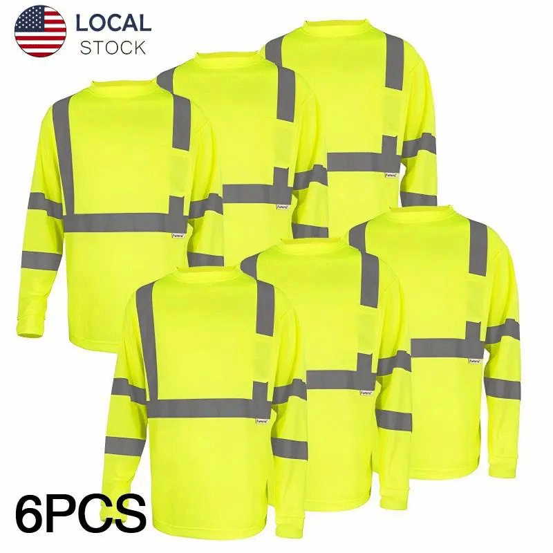 🔥🔥Tuglow Class 3 Premium Hi-Vis Long Sleeve Hoodie - Ultimate Work Protection