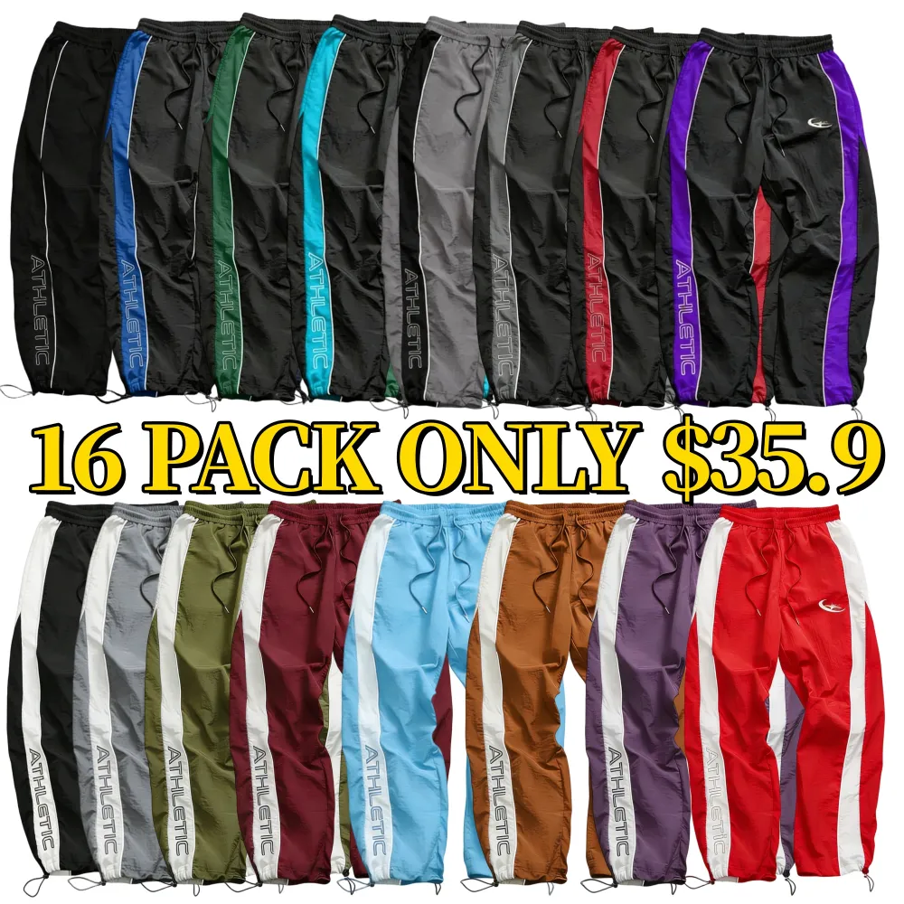 Unisex Casual Printed Elastic Cuff Sport Pants