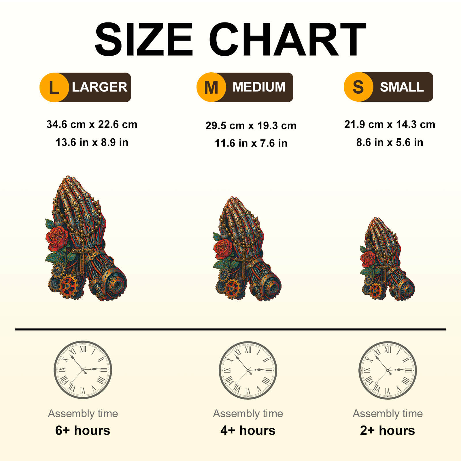 The Praying Hand-2 Wooden Jigsaw Puzzle