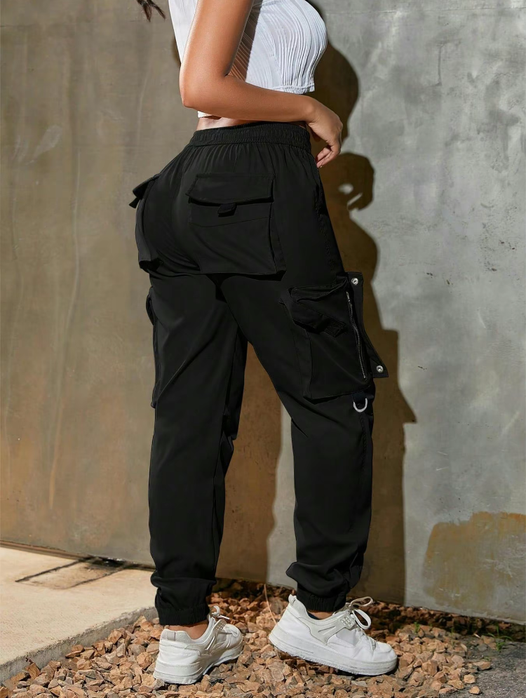 Women's Drawstring Cargo Pants