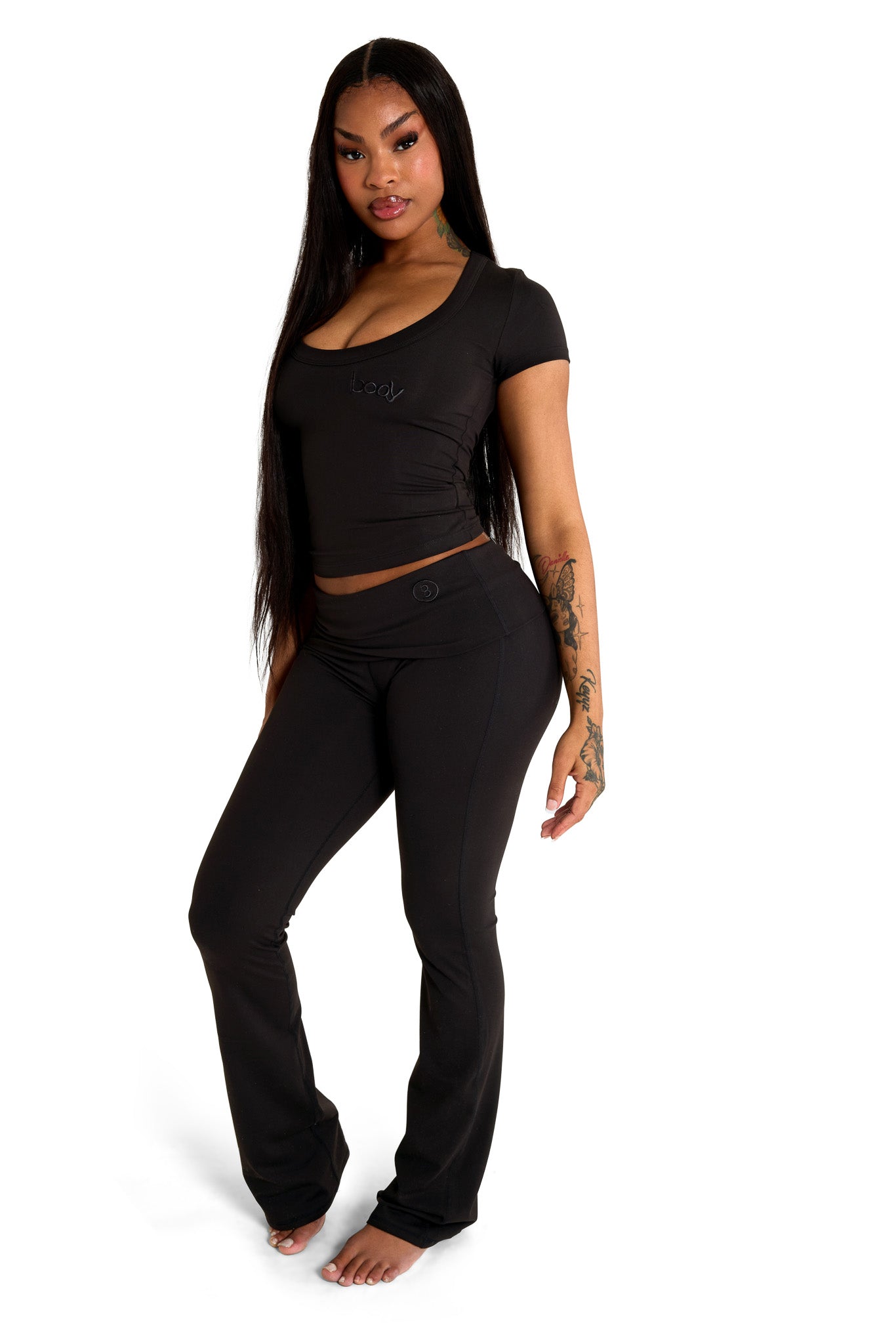 YOGA PANTS (MIDNIGHT BLACK)