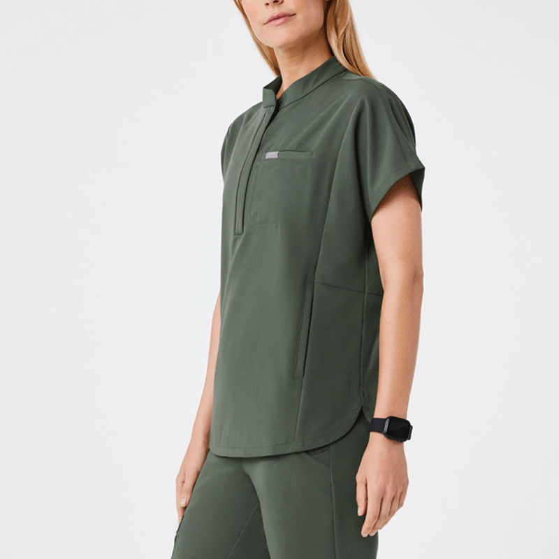 Stretch Scrub Top & Jogger Scrub Pants Set
