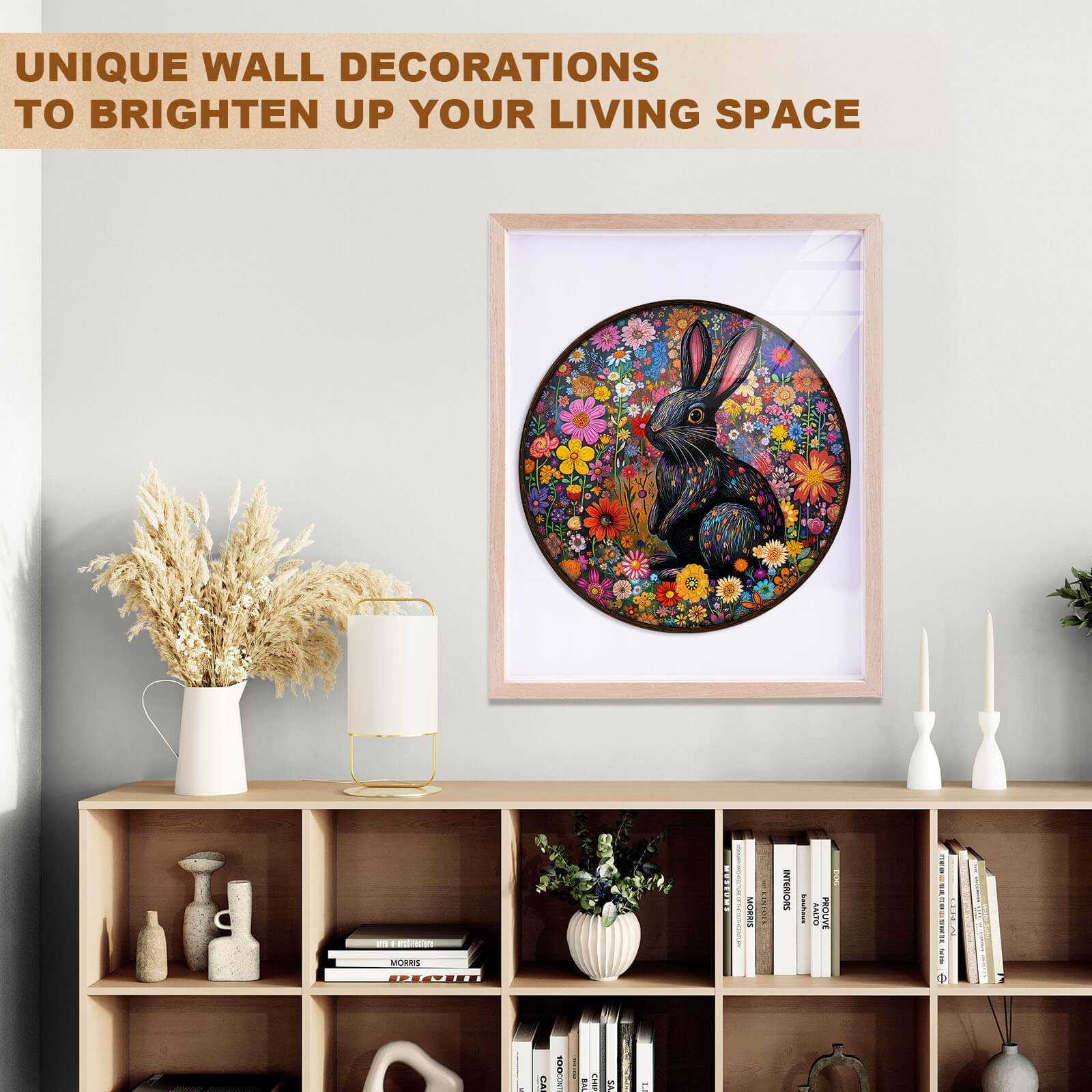 Fantasy Garden Guardian-Rabbit Wooden Jigsaw Puzzle