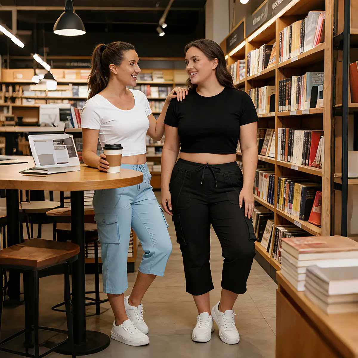 Women's Quick-Dry Hiking Capris with 6 Pockets - Comfortable Outdoor Pants for All Adventures