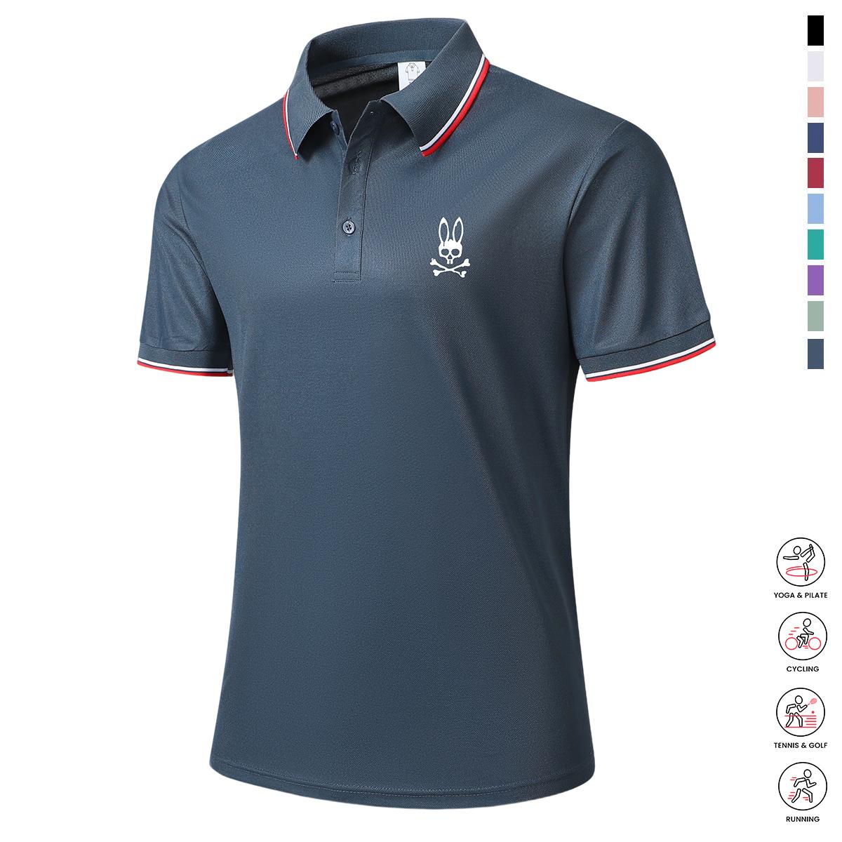 Men's Casual Short-Sleeve Polo Shirt