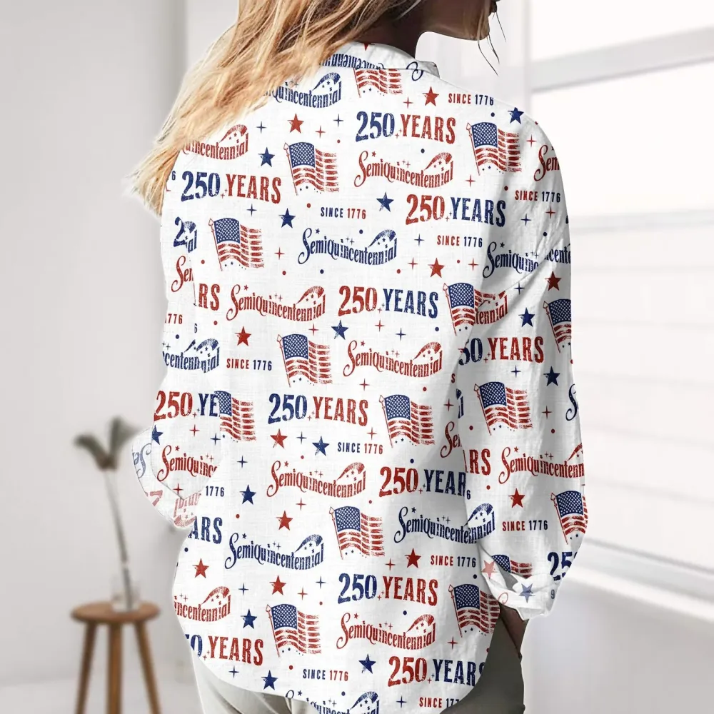 Ladies' 250Th Anniversary Celebration Collar Shirt