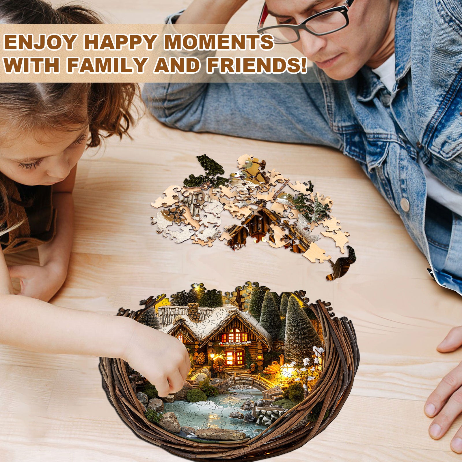 Forest Haven Wooden Jigsaw Puzzle