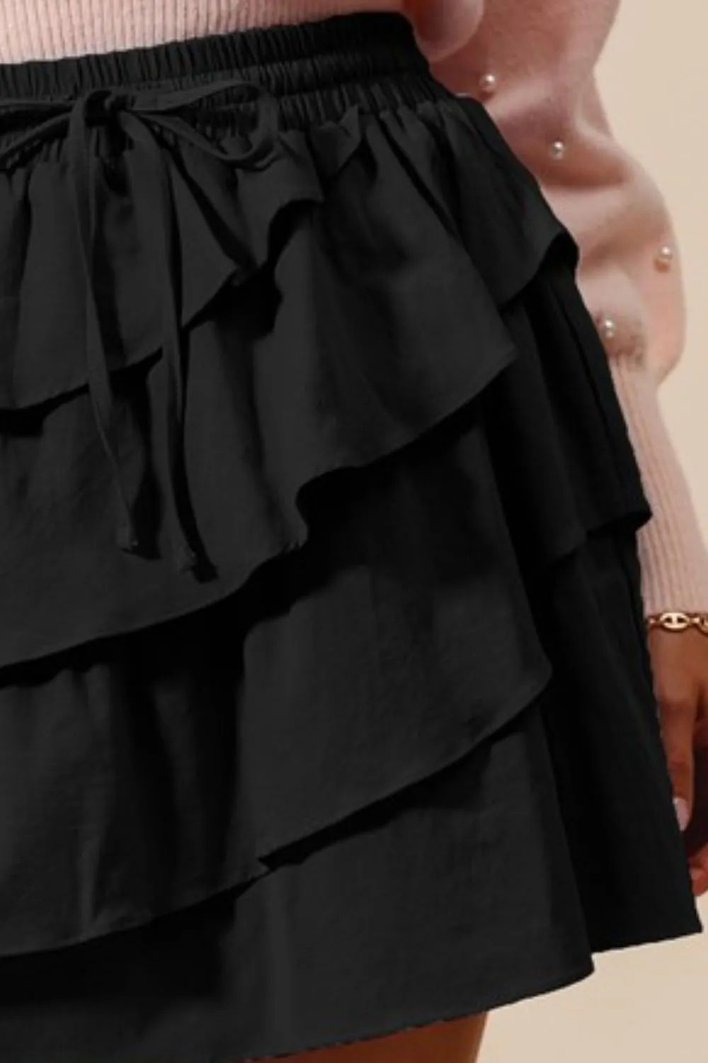 Asymmetrical Ruffled Game Day Skirt