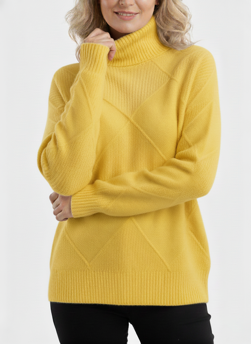 Women's Casual Cashmere Turtlencek Sweater