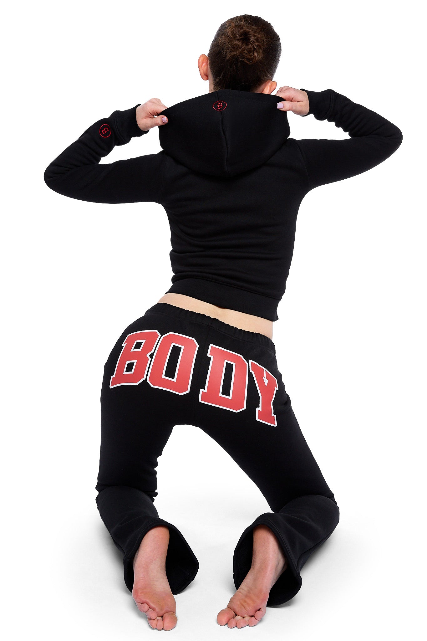 BACKSHOT HOODIE 2.0 (BLACK/RED)