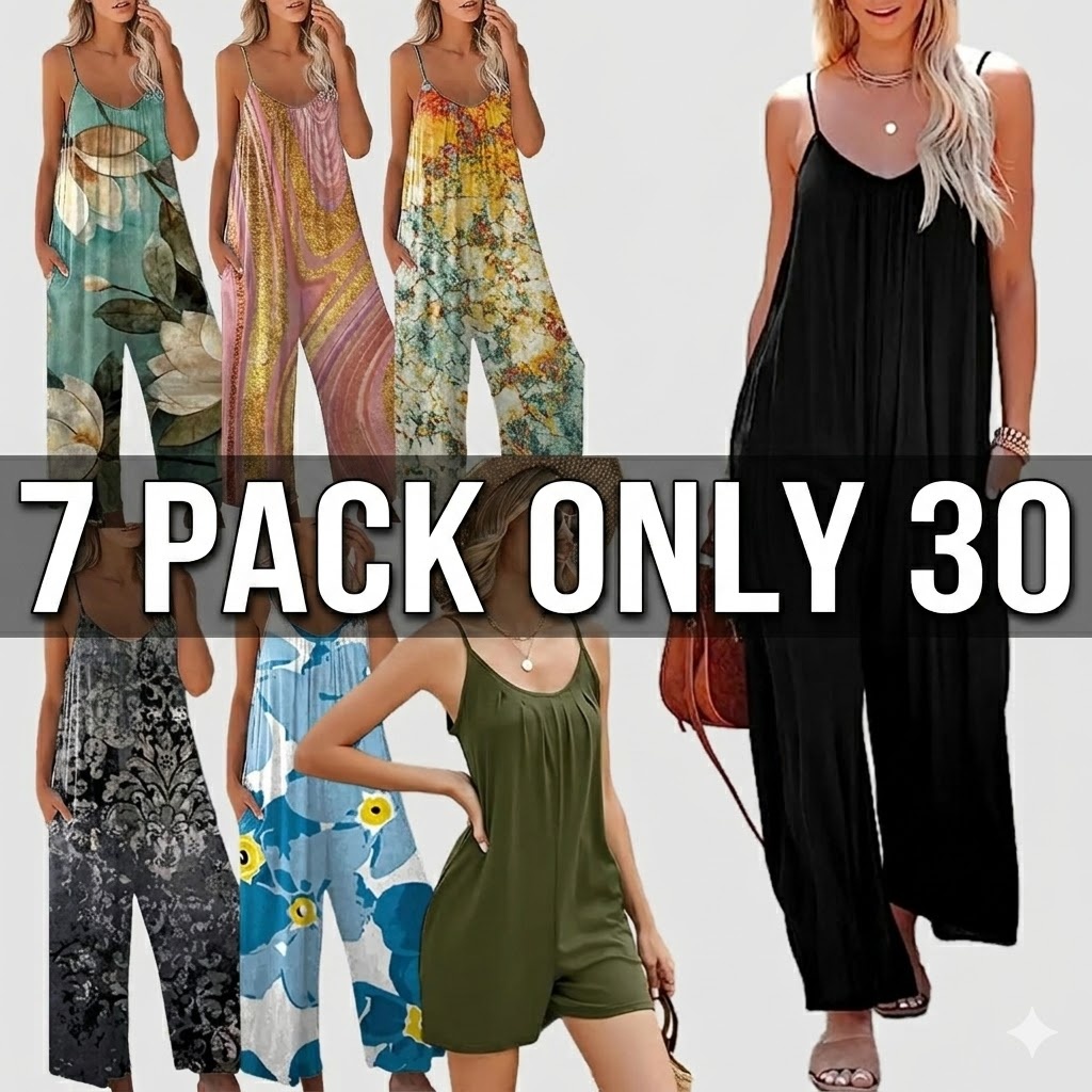 Plus Size Women Fashion Wide Leg Suspender Jumpsuit with Pockets Curvy Overalls