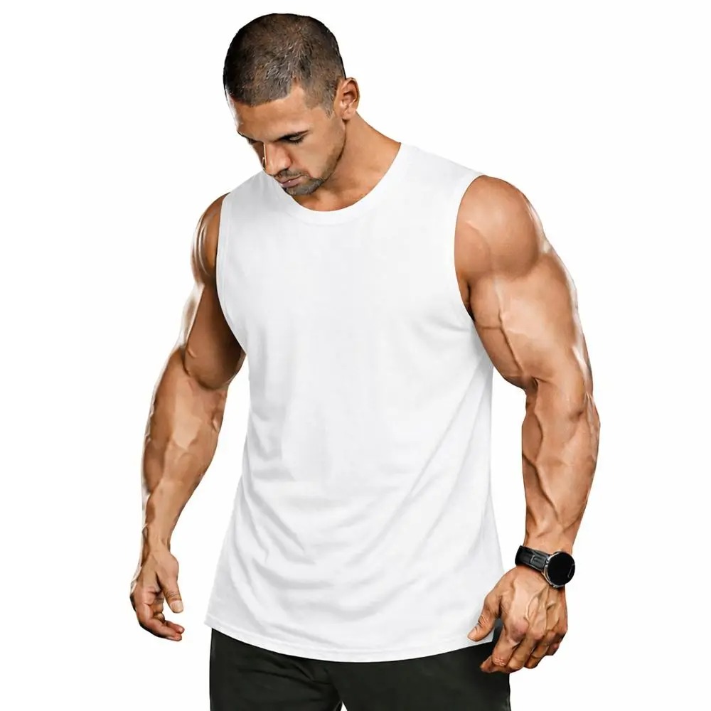 Men's Sleeveless Crewneck Tank Top