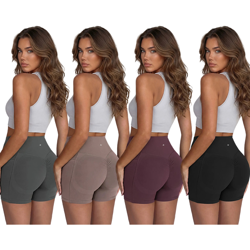 Women's High Waisted Sculpting Biker Shorts