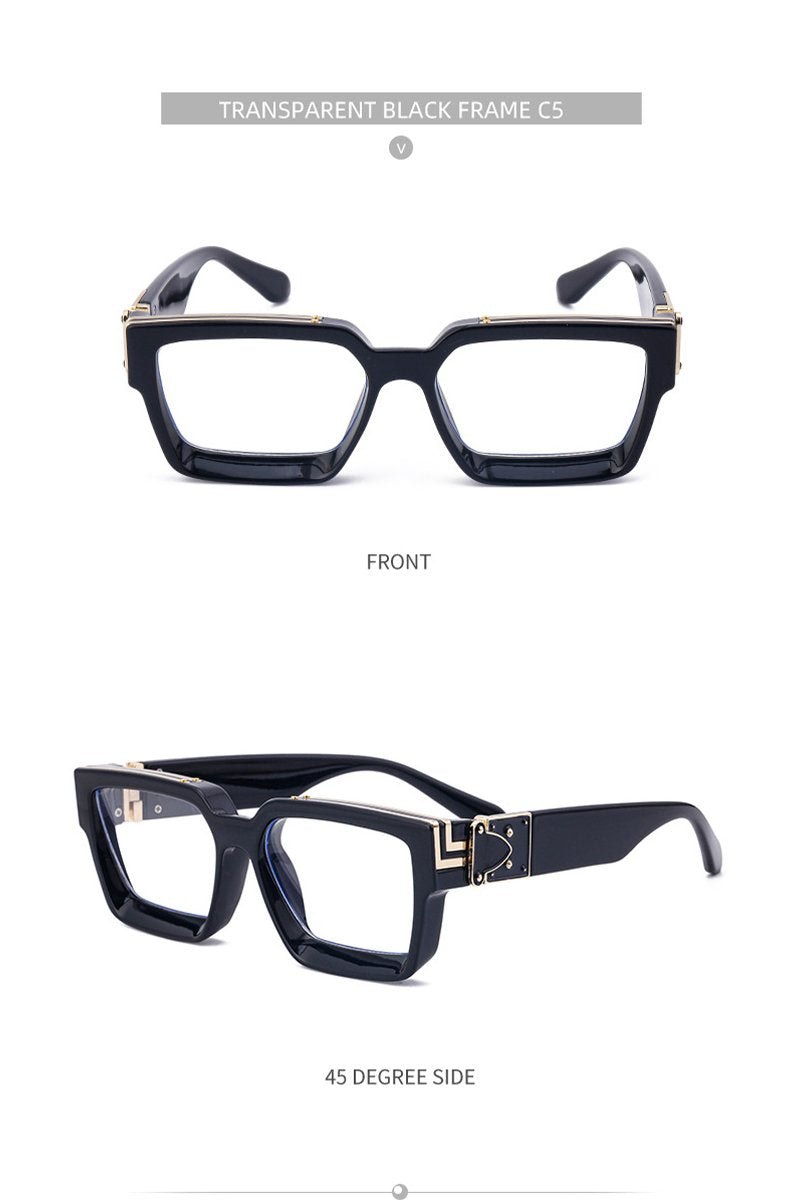 Women's Fashion Trend V Frame Square Sunglasses
