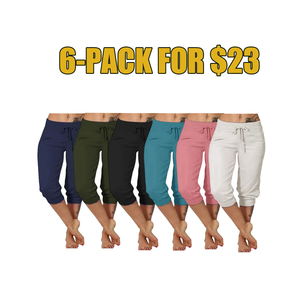 🛍️Everyday Comfort Capri Pants – Lightweight Relaxed Fit for Summer