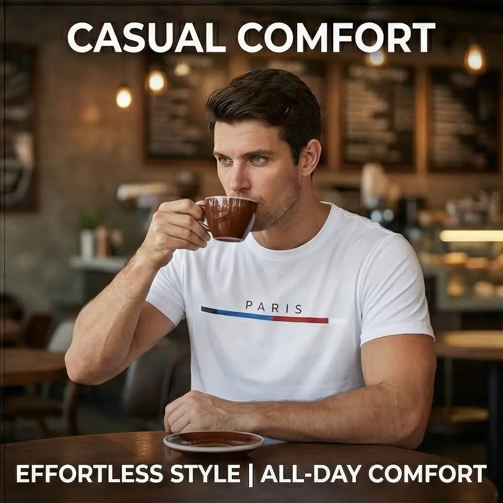 Men's 6-Pack Graphic Tees Short Sleeves