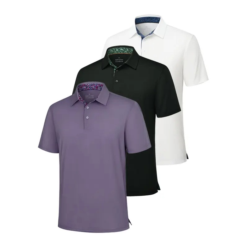 Men's Polo Shirts – Soft Breathable Cotton, Comfortable Short Sleeve Casual Fit