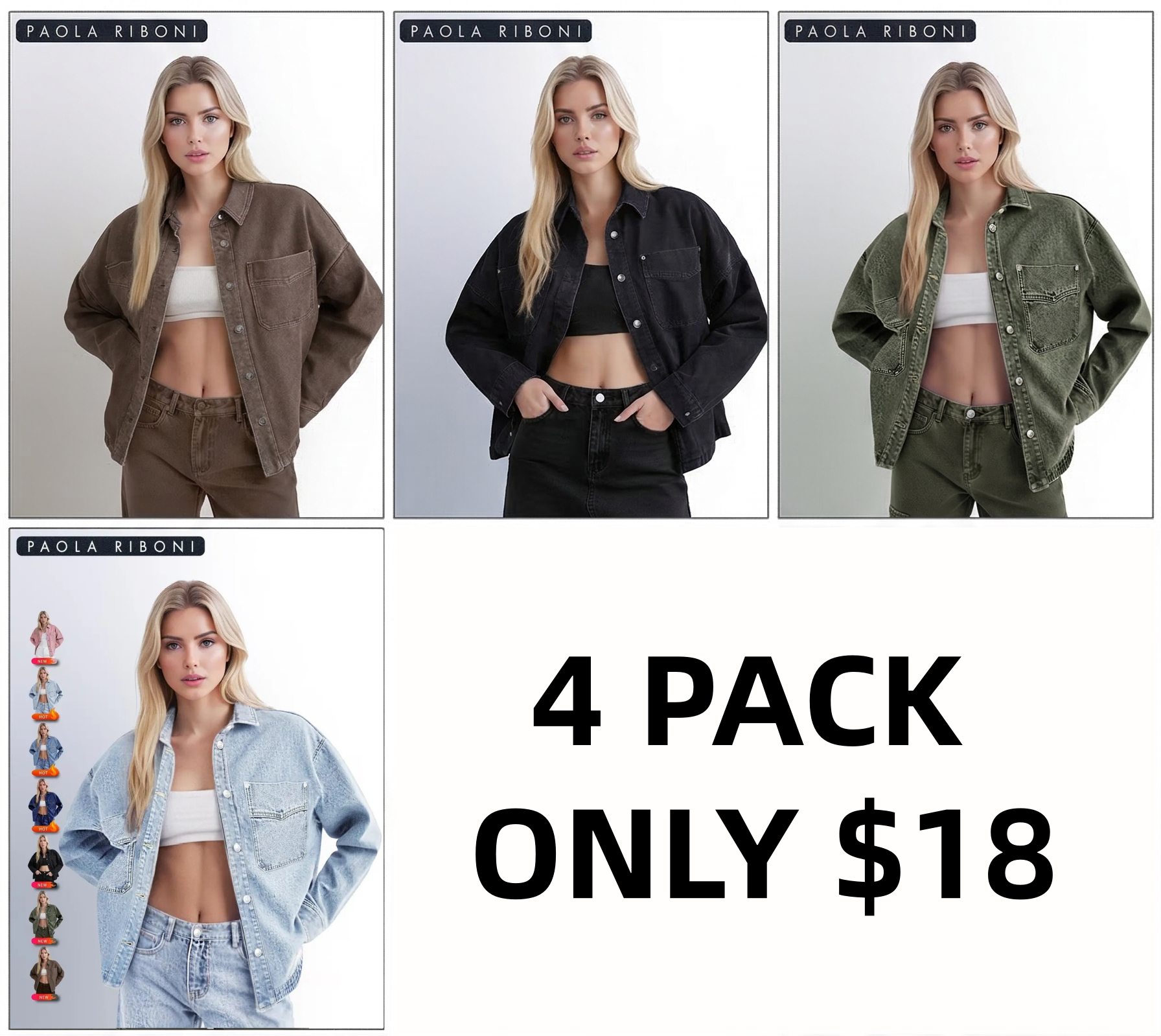 Women's Plain Drop Shoulder Denim Jacket, Casual Outerwear With Pockets For All Seasons