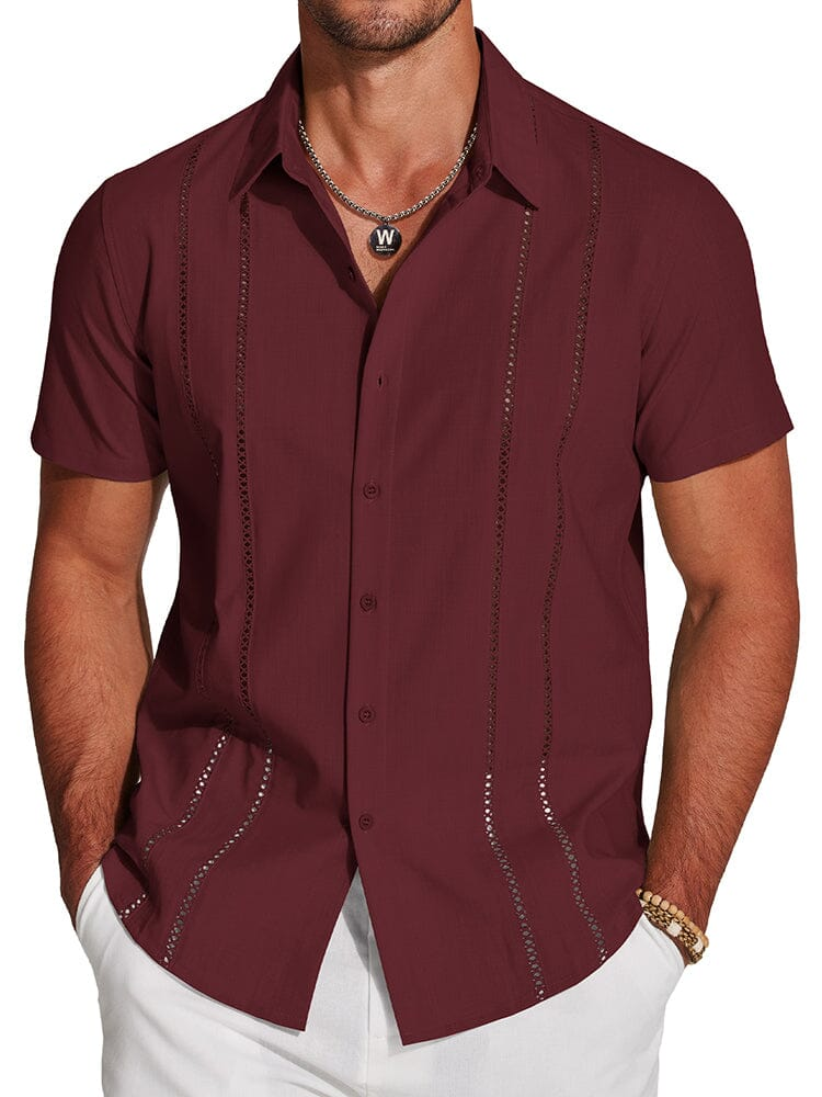 Men's Cuban Guayabera Shirt – Casual Summer Menswear Top