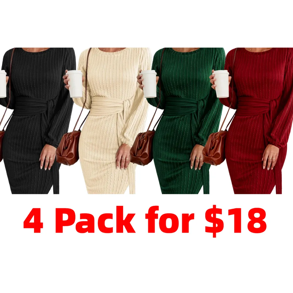 Women's Elegant Knit Dress